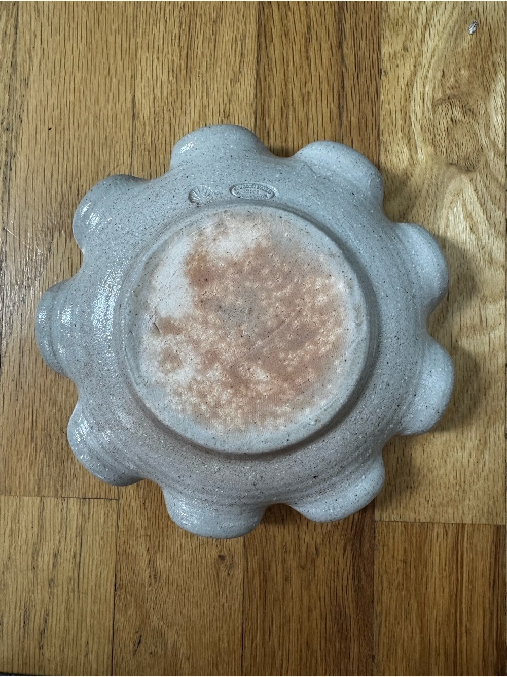 Salmon Falls Stoneware Pottery Candle Holder 2001 - Picture 3 of 4